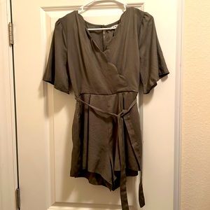 Olive green Romper